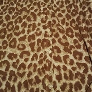 George brand Size Medium giraffe print cardigan